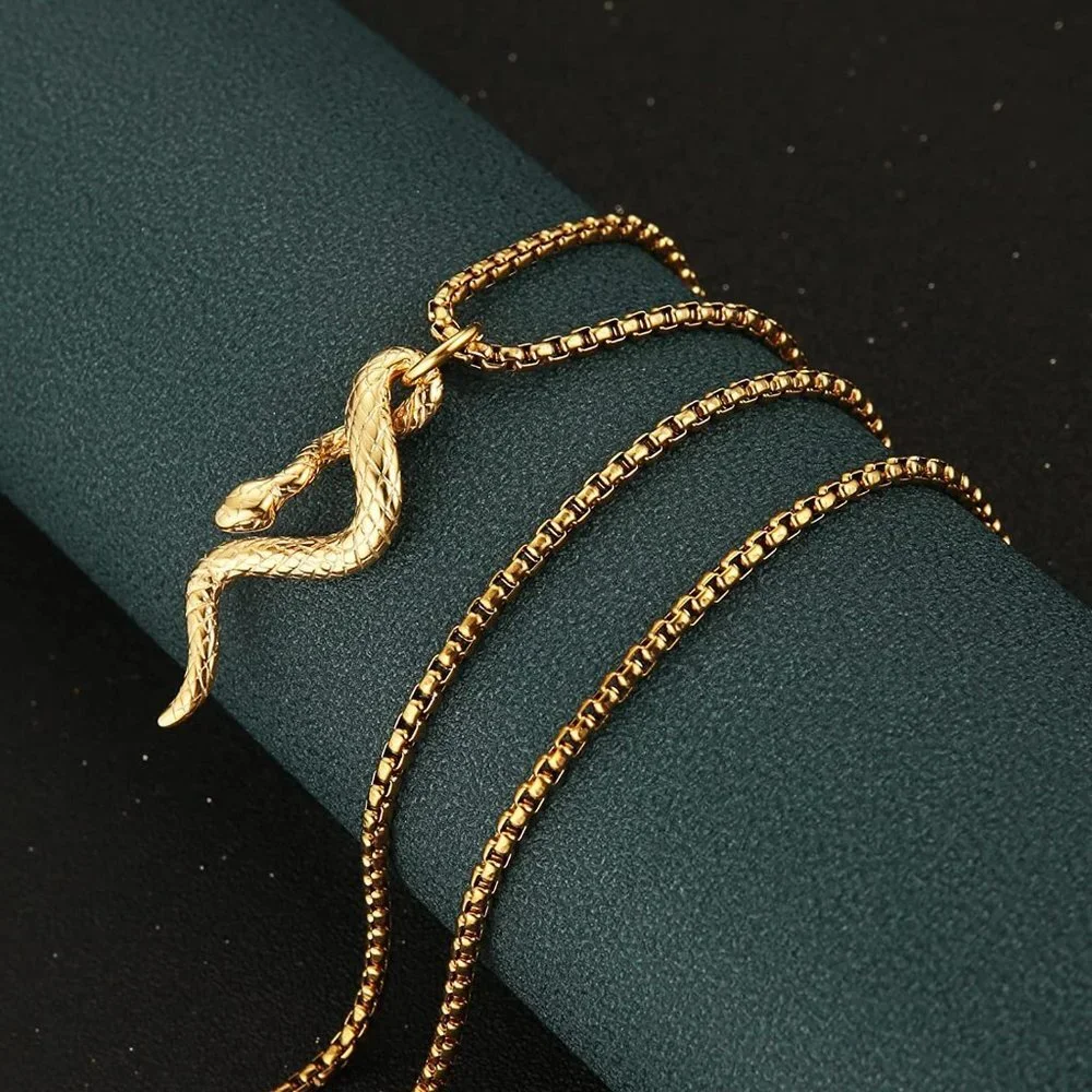Pagan Wiccan Snake Chain